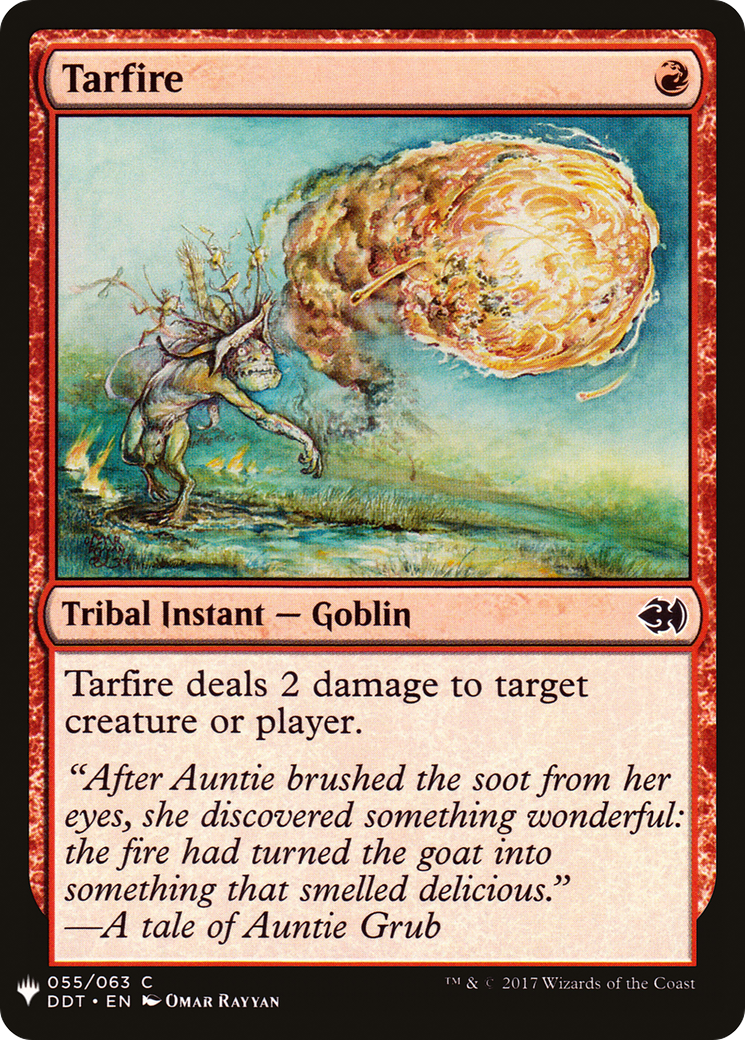 Tarfire (LIST-DDT-55) [Mystery Booster] The List MTG Single Wizards of the Coast