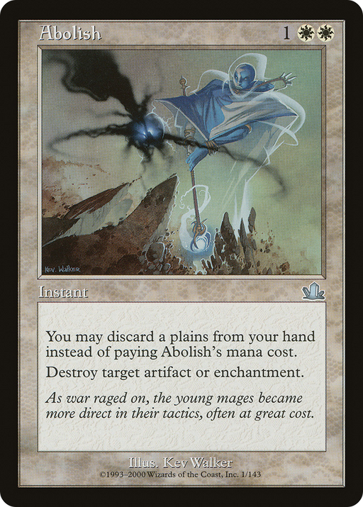 Abolish (PCY-001) [Prophecy] MTG Single Wizards of the Coast