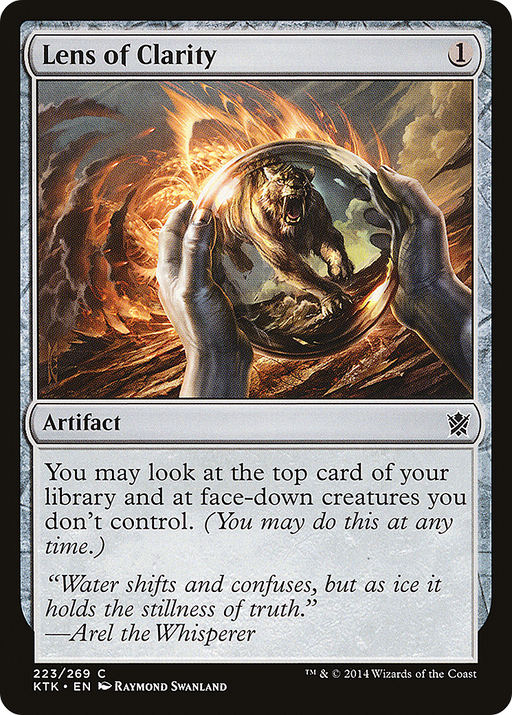 Lens of Clarity (KTK-223) [Khans of Tarkir] MTG Single Wizards of the Coast