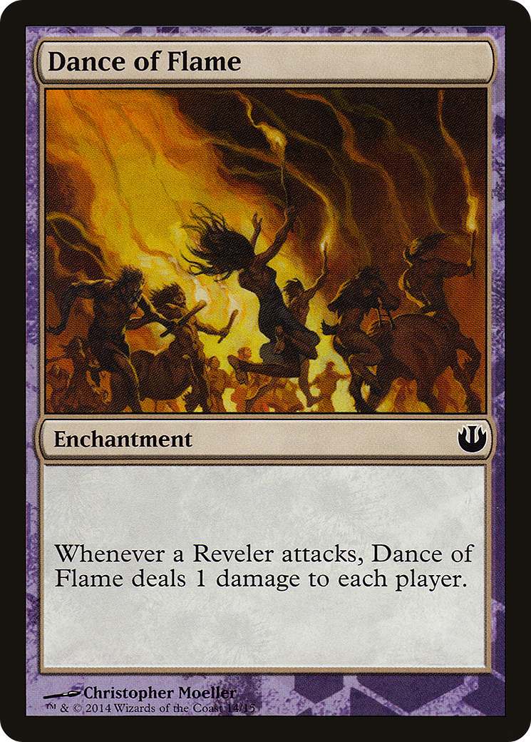 Dance of Flame (HERO-) [Misc] Defeat a God MTG Single Wizards of the Coast