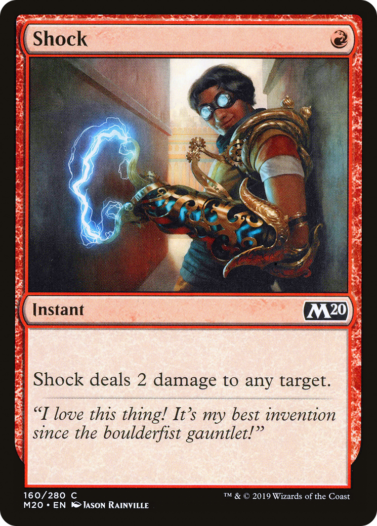 Shock (M20-160) [Core Set 2020] MTG Single Wizards of the Coast