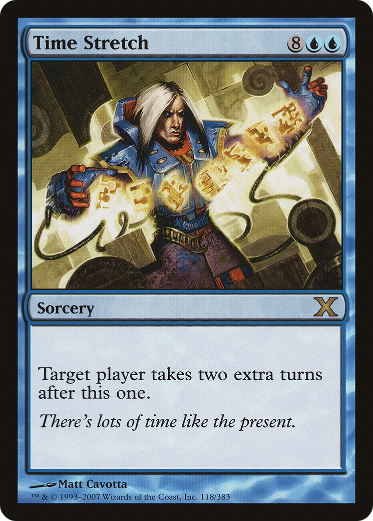 Time Stretch (10E-118) [Tenth Edition] Foil MTG Single Wizards of the Coast
