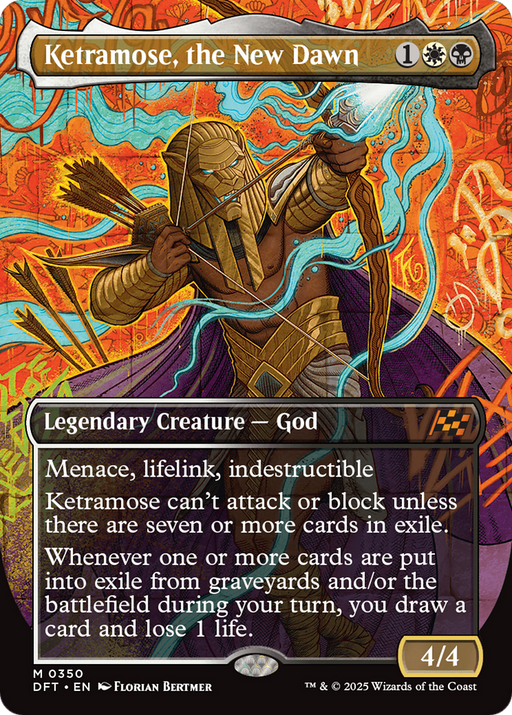 Ketramose, the New Dawn (DFT-350) [Aetherdrift] (Borderless) MTG Single Wizards of the Coast