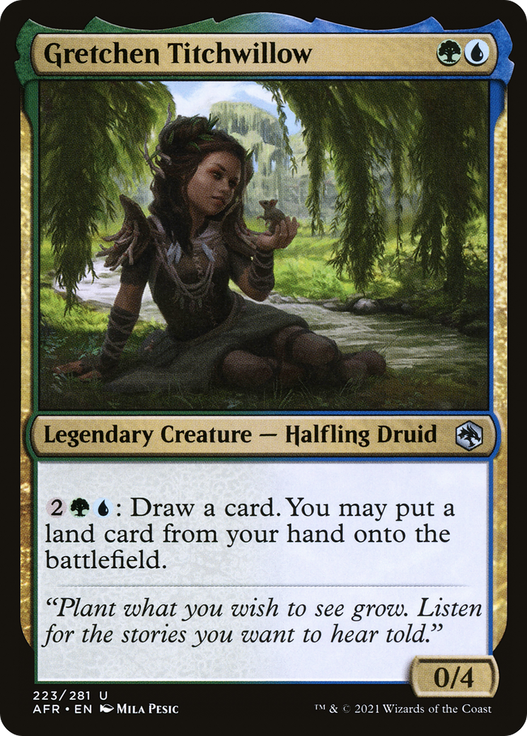 Gretchen Titchwillow (AFR-223) [Adventures in the Forgotten Realms] MTG Single Wizards of the Coast