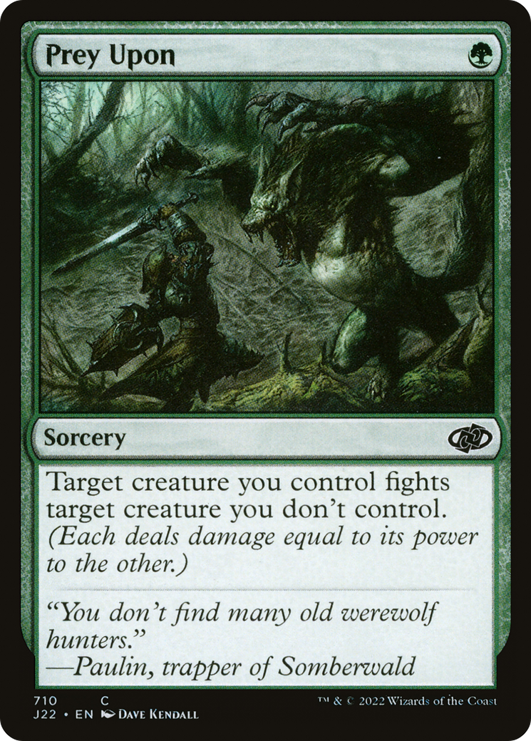 Prey Upon (J22-710) [Jumpstart 2022] MTG Single Wizards of the Coast