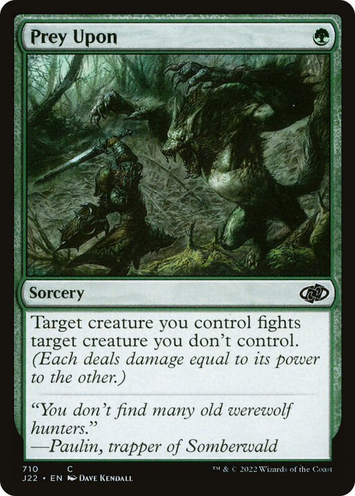 Prey Upon (J22-710) [Jumpstart 2022] MTG Single Wizards of the Coast