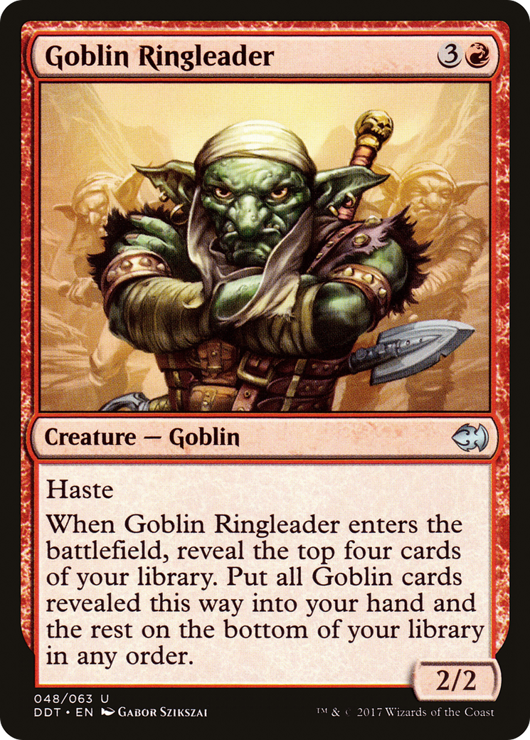 Goblin Ringleader (DDT-048) [Misc] Duel Decks: Merfolk vs. Goblins MTG Single Wizards of the Coast