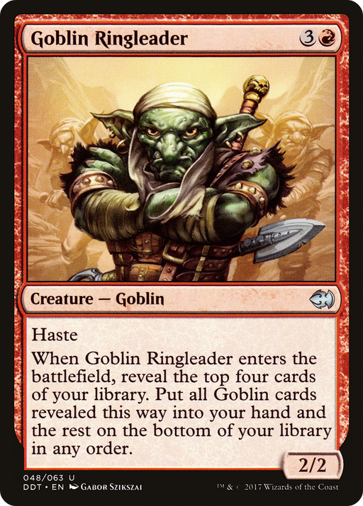 Goblin Ringleader (DDT-048) [Misc] Duel Decks: Merfolk vs. Goblins MTG Single Wizards of the Coast