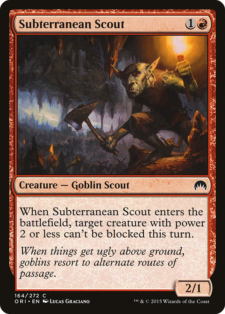 Subterranean Scout (ORI-164) [Magic Origins] MTG Single Wizards of the Coast