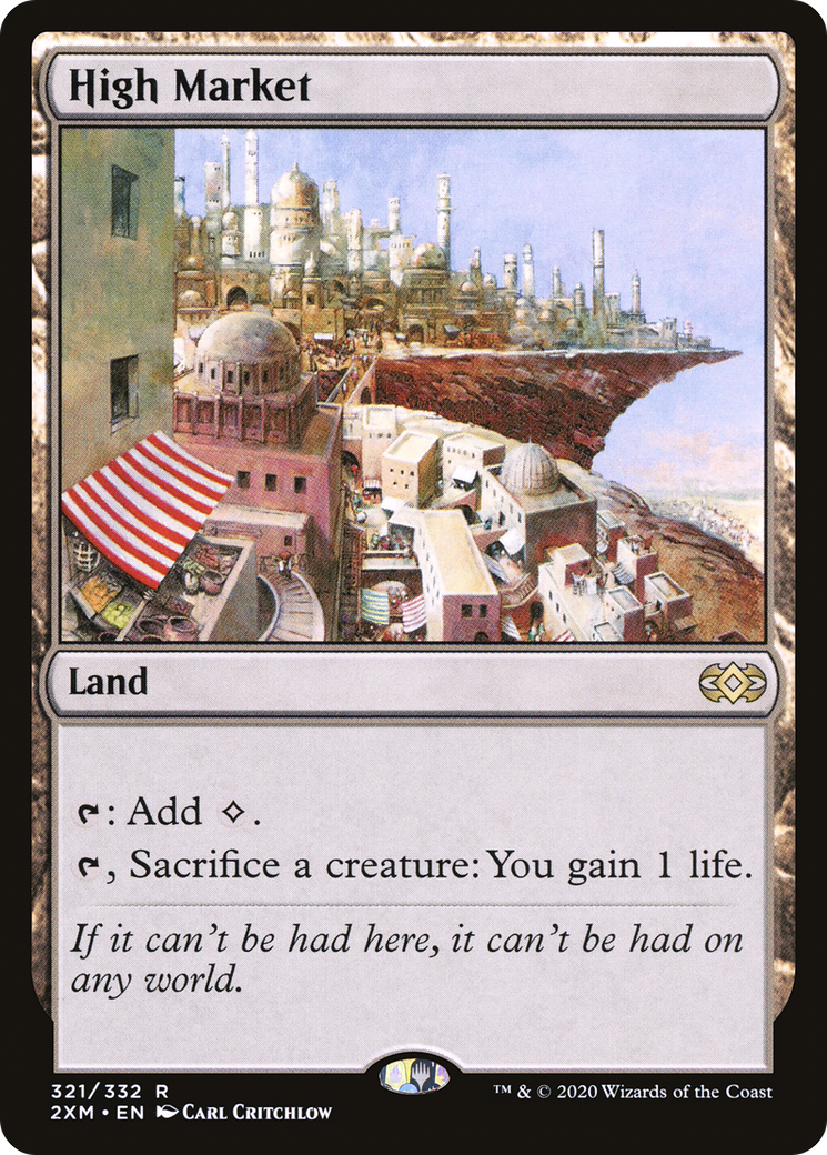 High Market (2XM-321) [Double Masters] Foil MTG Single Wizards of the Coast
