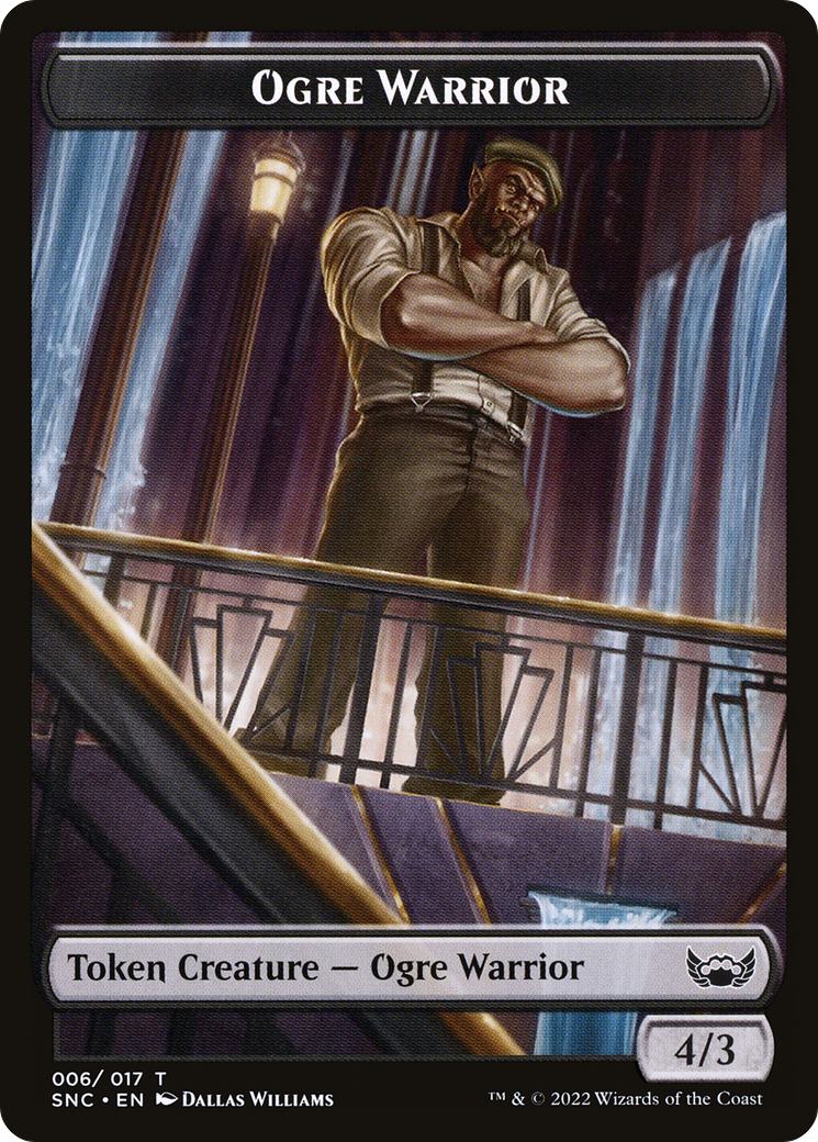 Ogre Warrior (TSNC-006) [Tokens] Streets of New Capenna Tokens MTG Single Wizards of the Coast