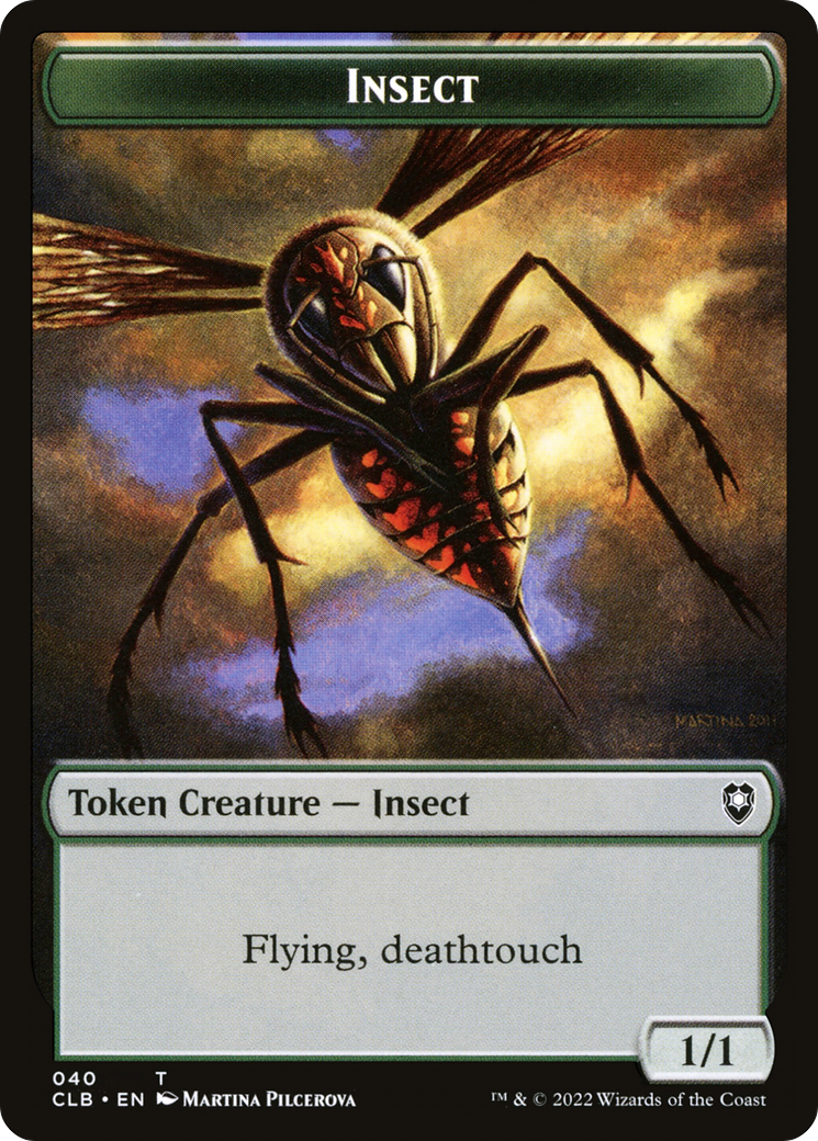 Insect (TCLB-040) [Tokens] Battle for Baldur's Gate Tokens MTG Single Wizards of the Coast