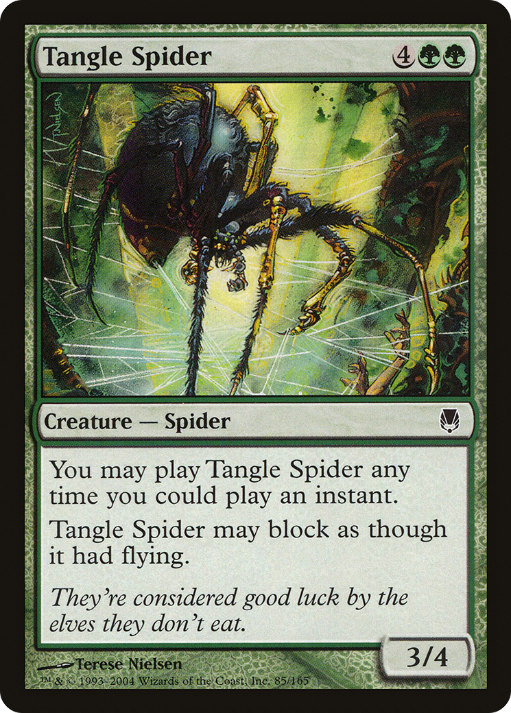 Tangle Spider (DST-085) [Darksteel] MTG Single Wizards of the Coast