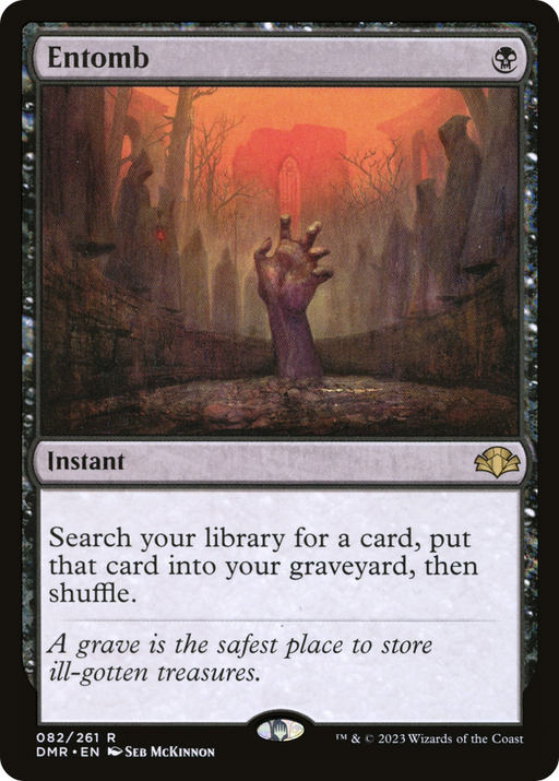 Entomb (DMR-082) [Dominaria Remastered] MTG Single Wizards of the Coast