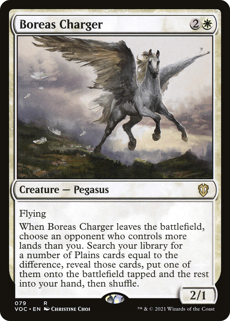 Boreas Charger (VOC-079) [Crimson Vow Commander] MTG Single Wizards of the Coast