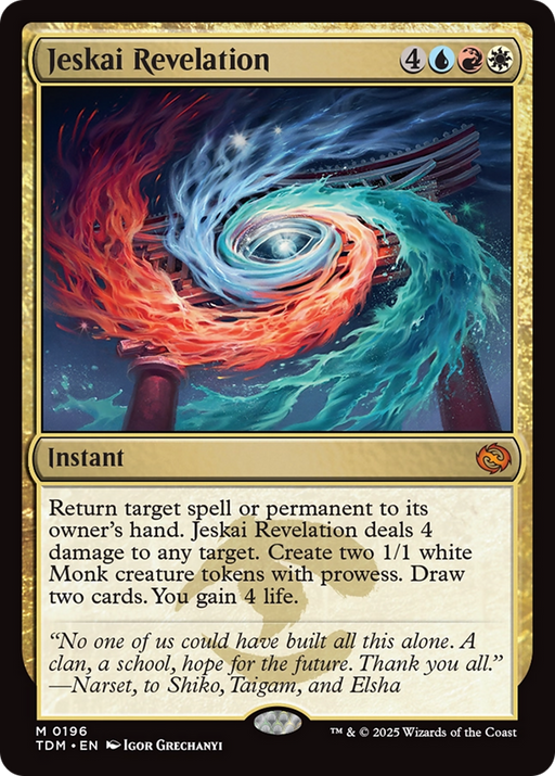 Jeskai Revelation (TDM-196) [Tarkir: Dragonstorm] MTG Single Wizards of the Coast