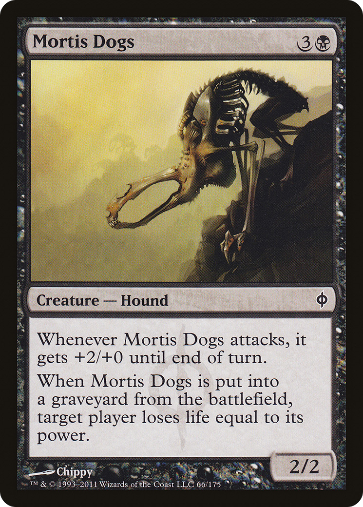 Mortis Dogs (NPH-066) [New Phyrexia] Foil MTG Single Wizards of the Coast