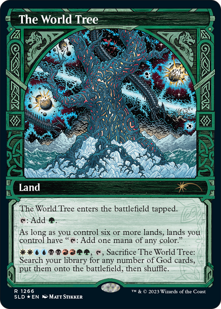 The World Tree (SLD-1266) [Secret Lair] Drop (Showcase) Foil MTG Single Wizards of the Coast