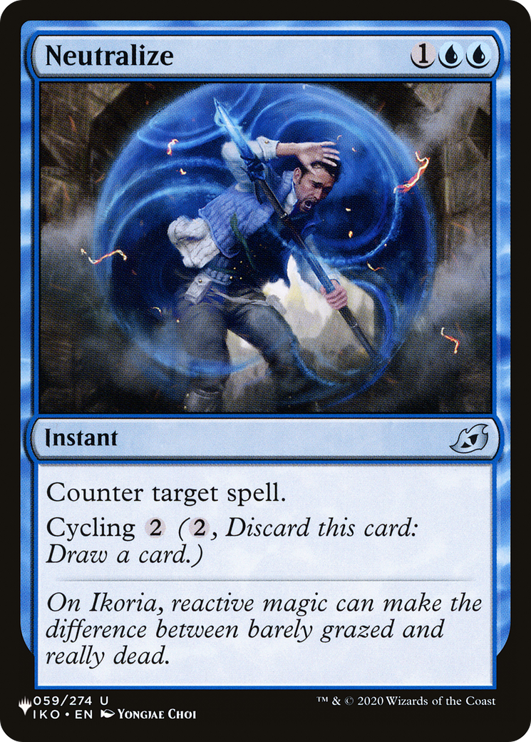 Neutralize (LIST-IKO-59) [Mystery Booster] The List MTG Single Wizards of the Coast