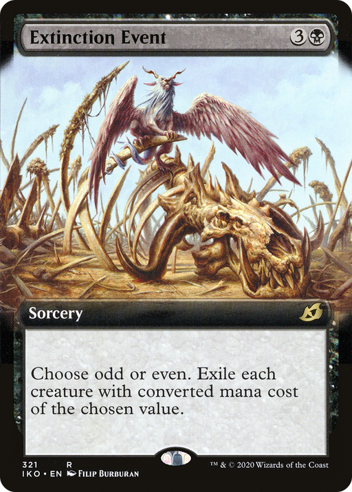 Extinction Event (IKO-321) [Ikoria: Lair of Behemoths] (Extended Art) MTG Single Wizards of the Coast