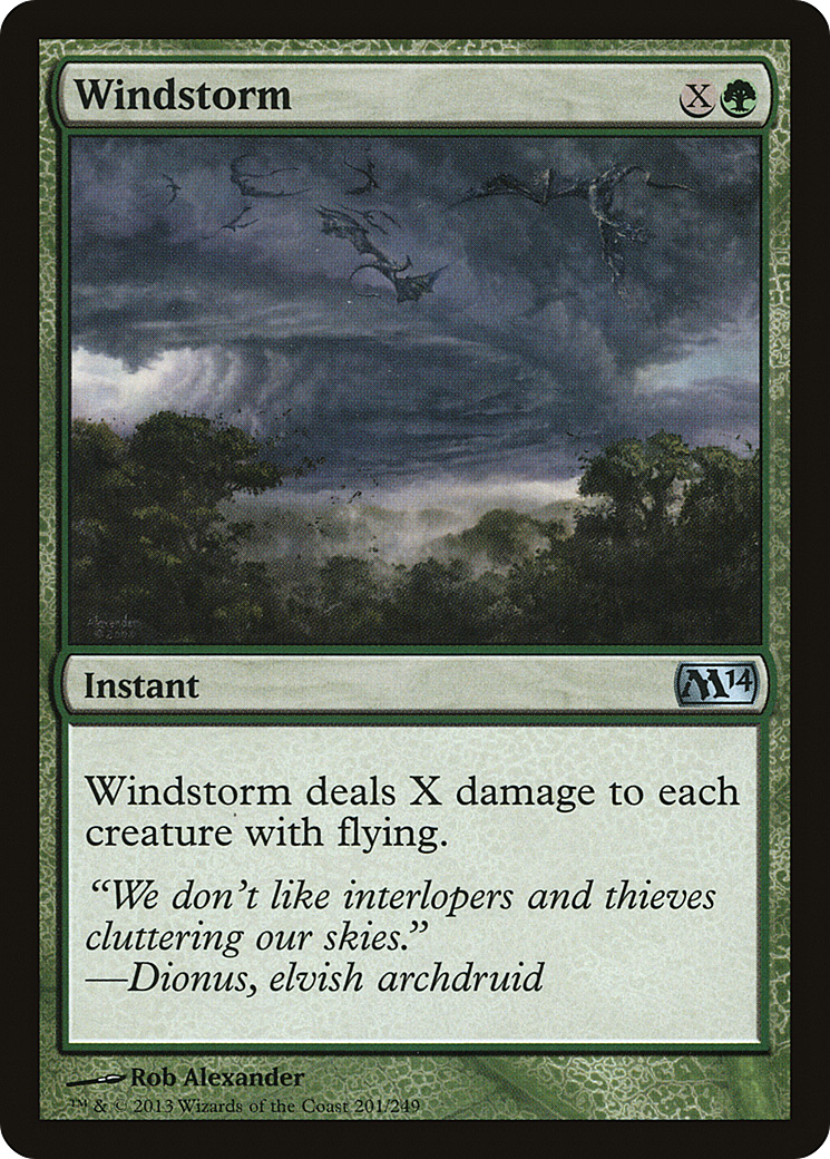 Windstorm (M14-201) [Magic 2014] MTG Single Wizards of the Coast