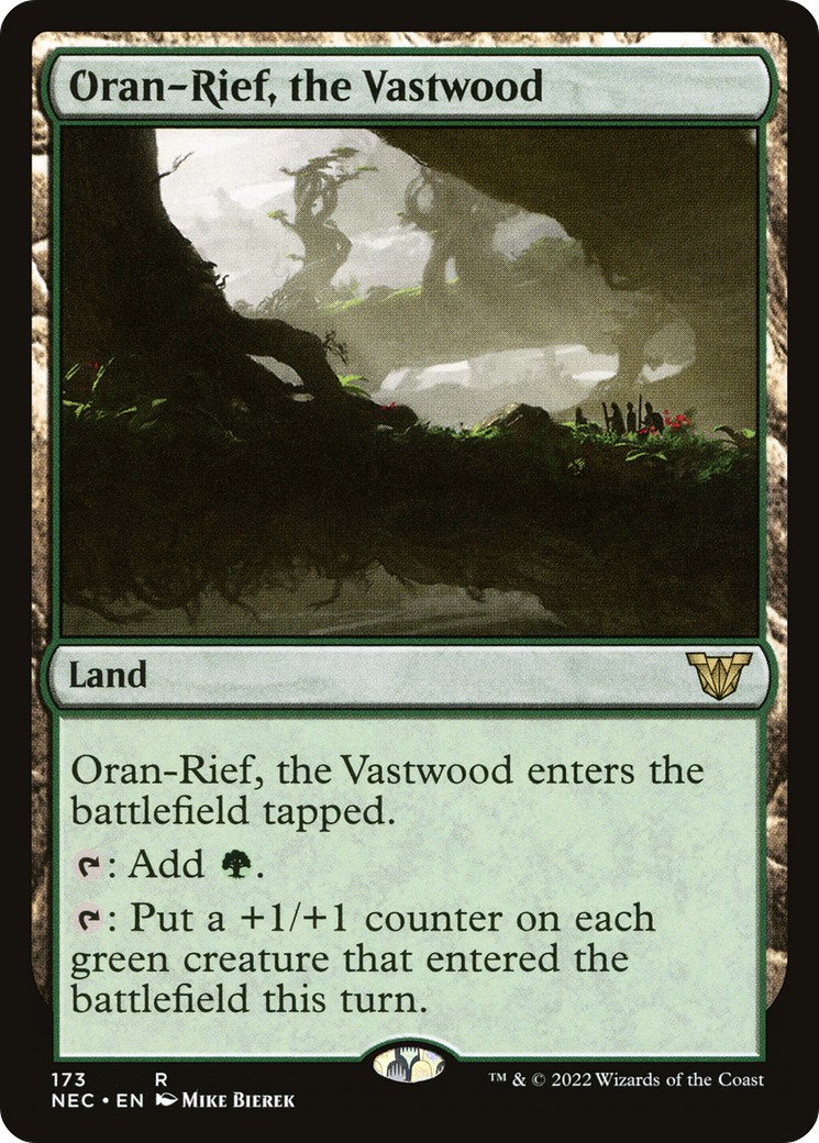Oran-Rief, the Vastwood (NEC-173) [Neon Dynasty Commander] MTG Single Wizards of the Coast