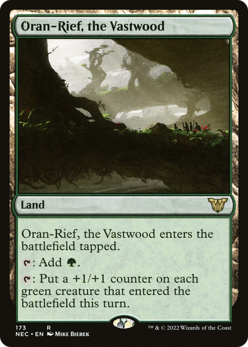 Oran-Rief, the Vastwood (NEC-173) [Neon Dynasty Commander] MTG Single Wizards of the Coast