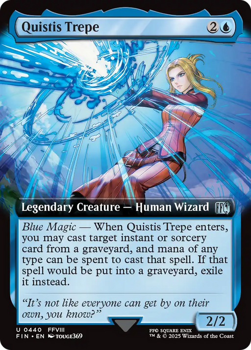 Quistis Trepe (FIN-440) [FINAL FANTASY] (Extended Art) Foil MTG Single Wizards of the Coast