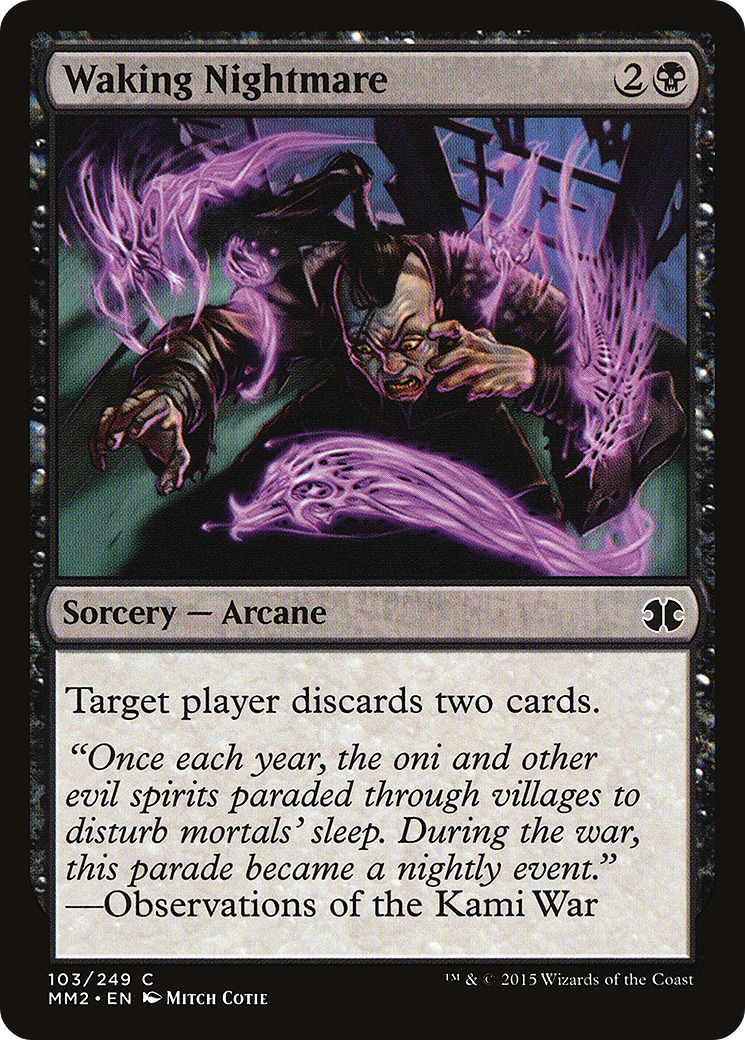 Waking Nightmare (MM2-103) [Modern Masters 2015] Foil MTG Single Modern Masters 2015