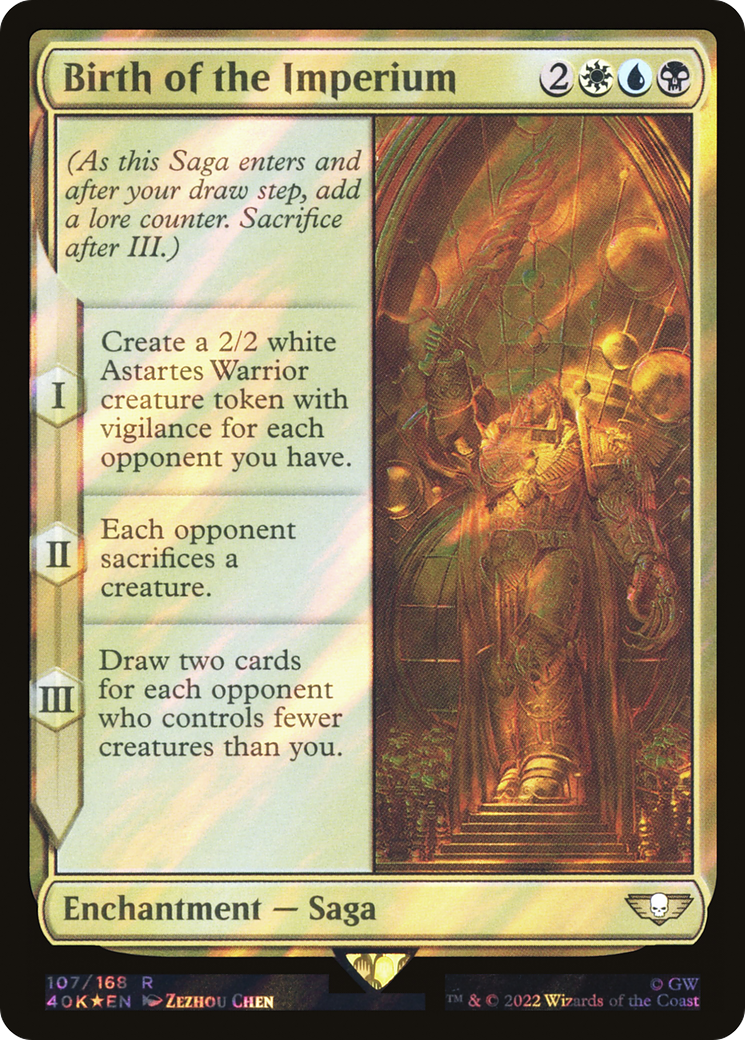 Birth of the Imperium (40K-107★) [Warhammer 40,000 Commander] Foil MTG Single Wizards of the Coast
