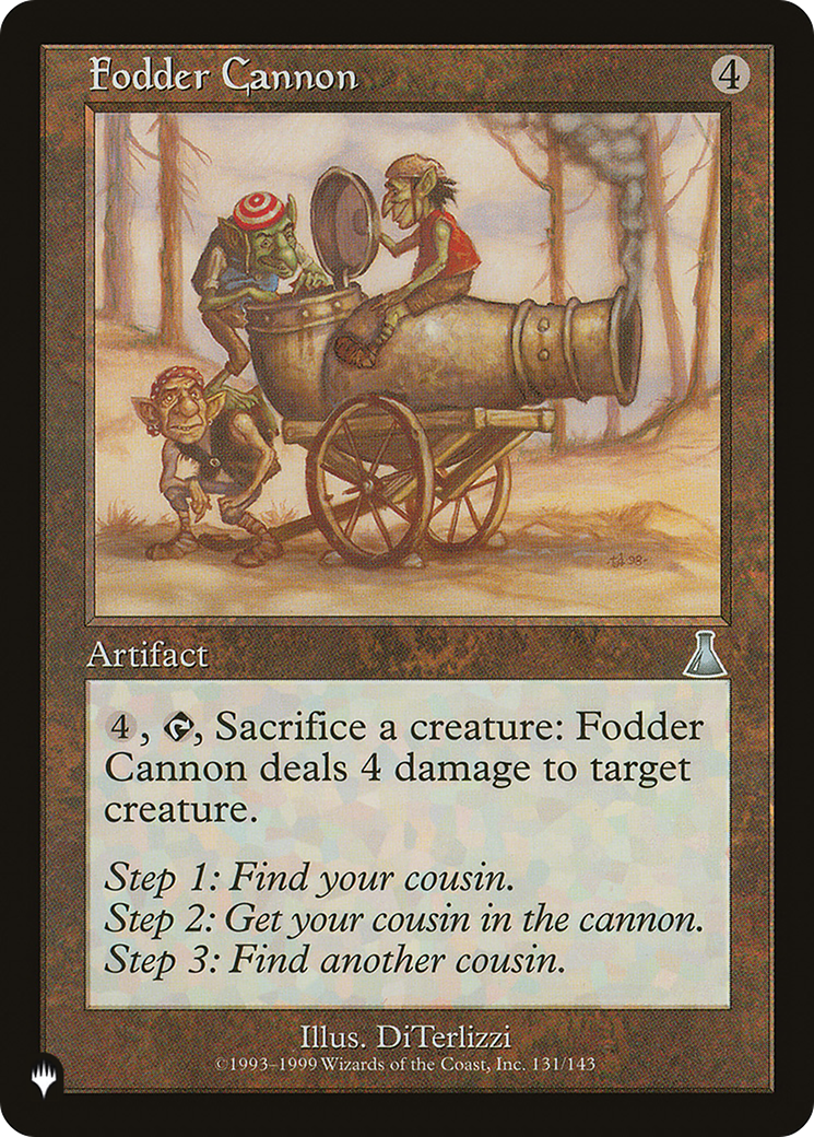 Fodder Cannon (LIST-UDS-131) [Mystery Booster] The List MTG Single Wizards of the Coast