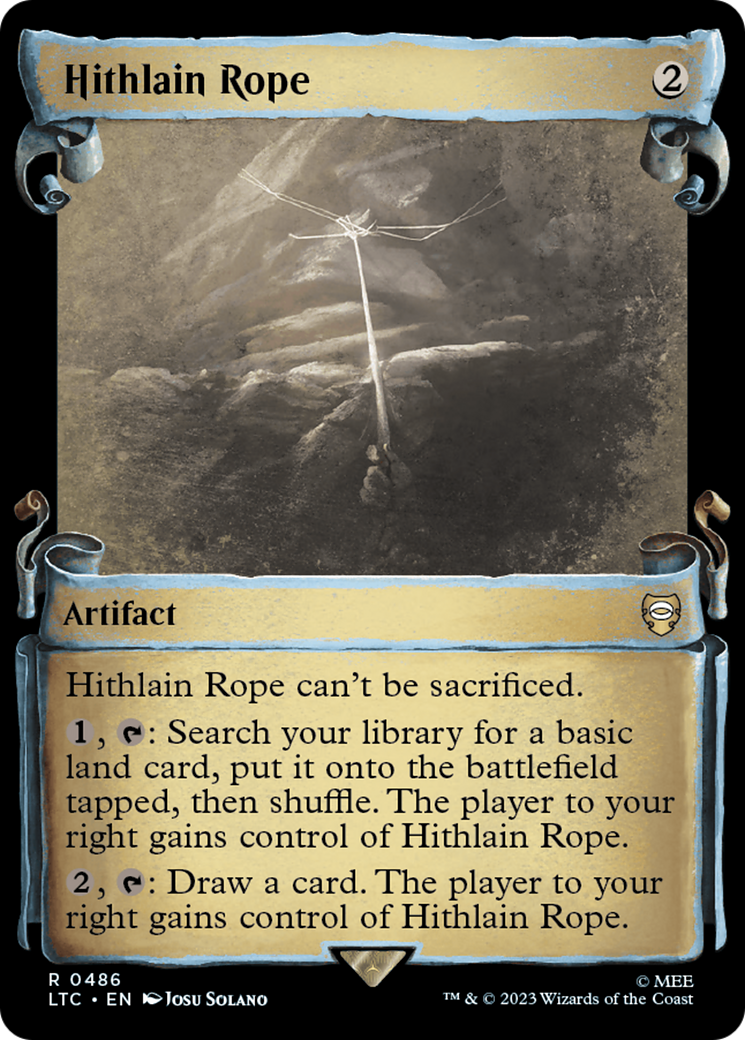 Hithlain Rope (Showcase Scrolls) (LTC-486) [Tales of Middle-earth Commander] (Showcase) Foil MTG Single Wizards of the Coast