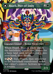 Huatli, Poet of Unity (LCI-339) [The Lost Caverns of Ixalan] (Borderless) Foil MTG Single Wizards of the Coast