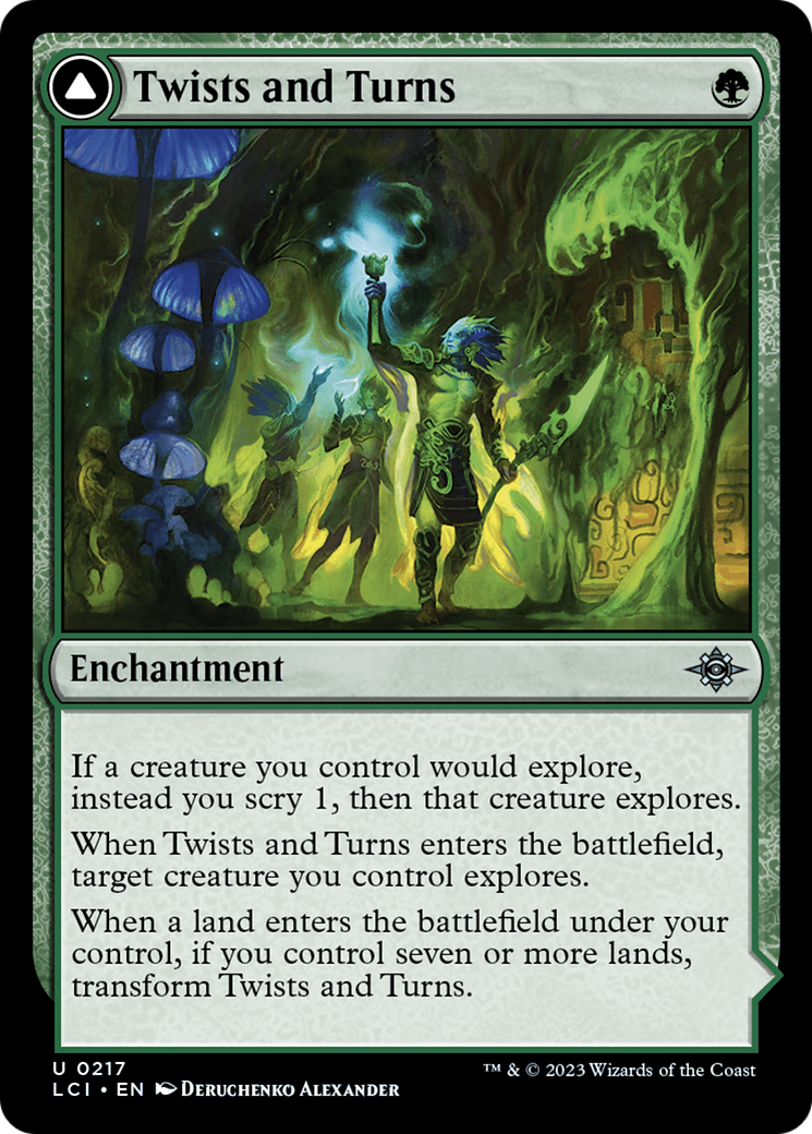 Twists and Turns (LCI-217) [The Lost Caverns of Ixalan] Foil MTG Single Wizards of the Coast
