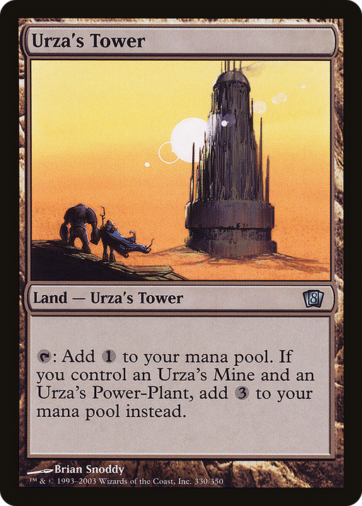 Urza's Tower (8ED-330) [8th Edition] Foil MTG Single Wizards of the Coast