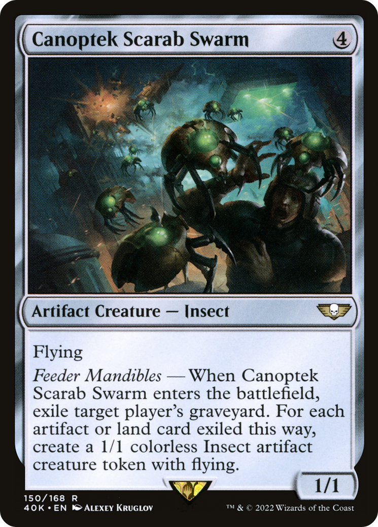 Canoptek Scarab Swarm (40K-150) [Warhammer 40,000 Commander] MTG Single Wizards of the Coast