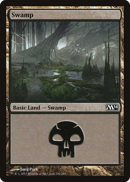 Swamp (M14-240) [Magic 2014] Foil MTG Single Wizards of the Coast