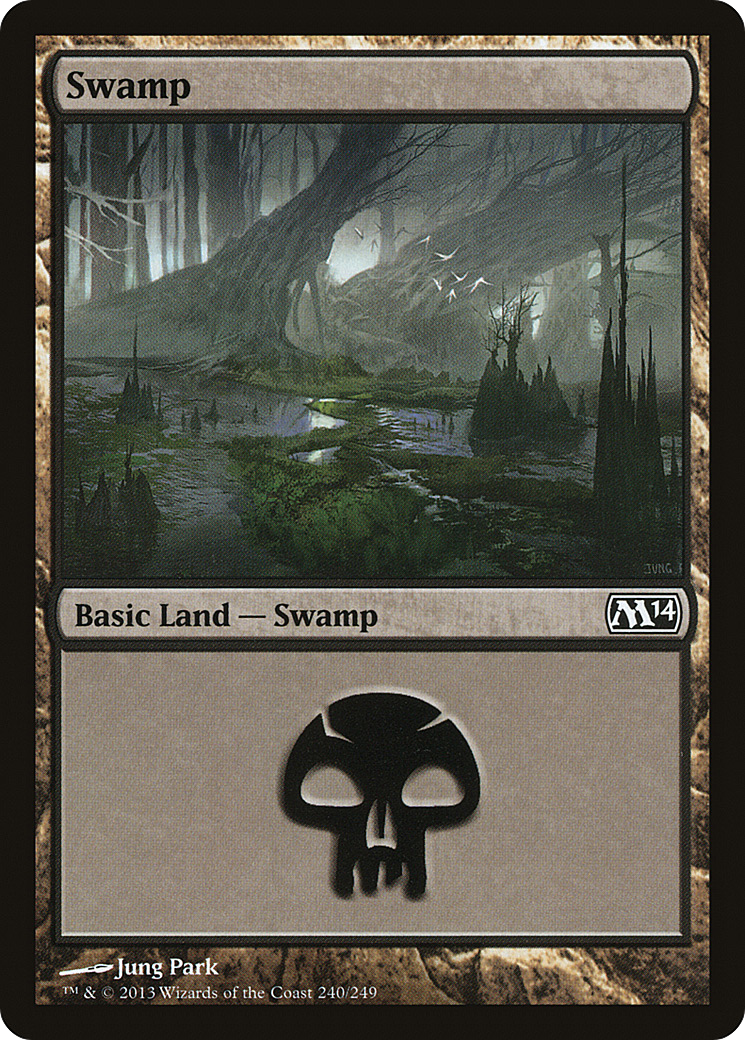 Swamp (M14-240) [Magic 2014] MTG Single Wizards of the Coast