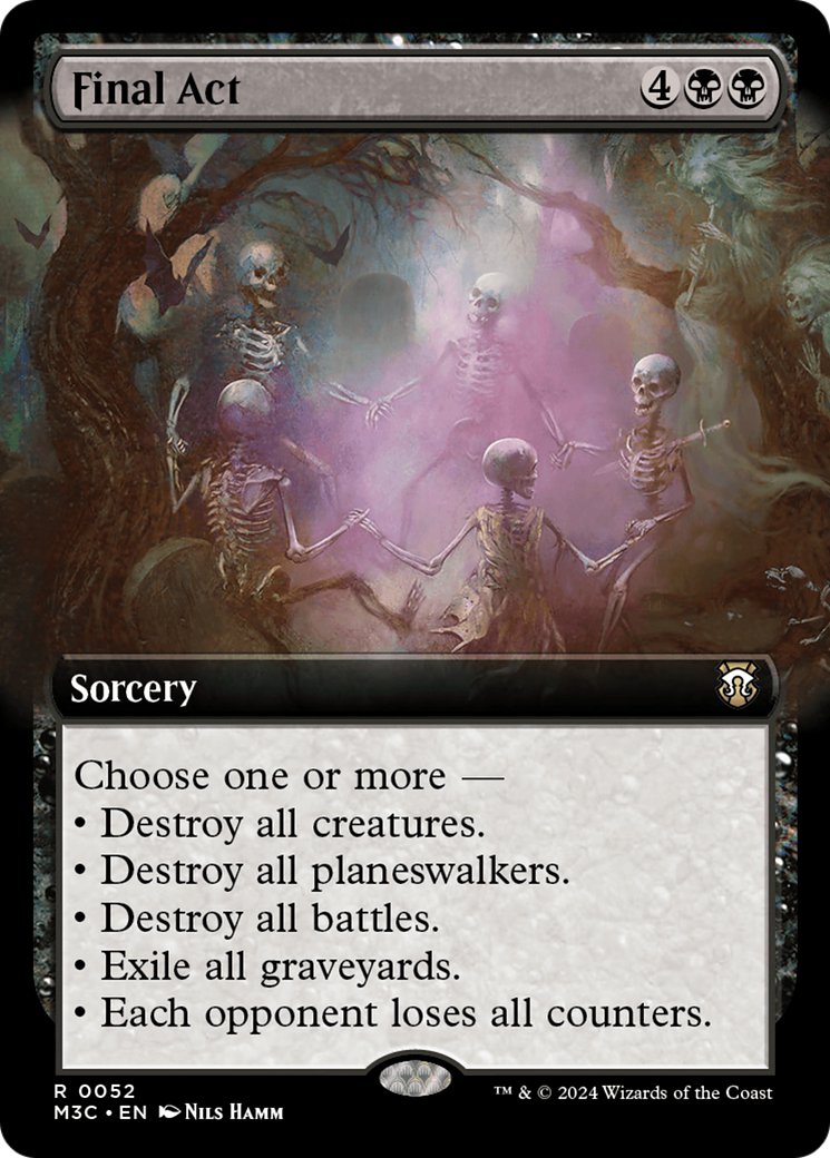 Final Act (M3C-052) [Modern Horizons 3 Commander] (Extended Art) MTG Single Wizards of the Coast