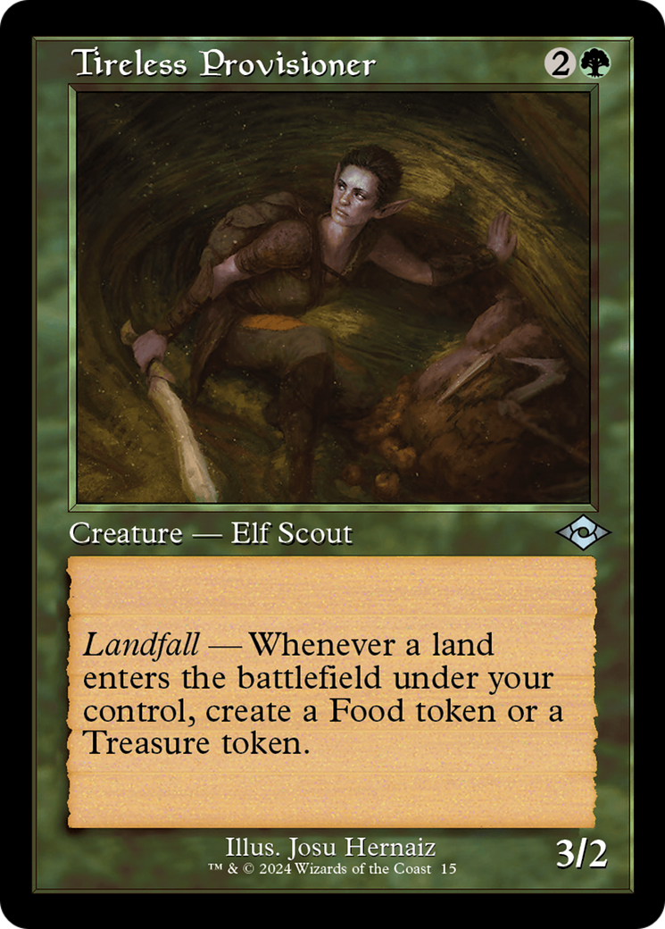 Tireless Provisioner (MH2-015) [Modern Horizons 2 Timeshifts] Foil MTG Single Wizards of the Coast