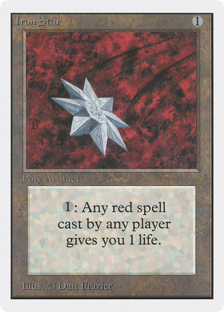 Iron Star (2ED-251) [Oldschool] Unlimited Edition MTG Single Wizards of the Coast