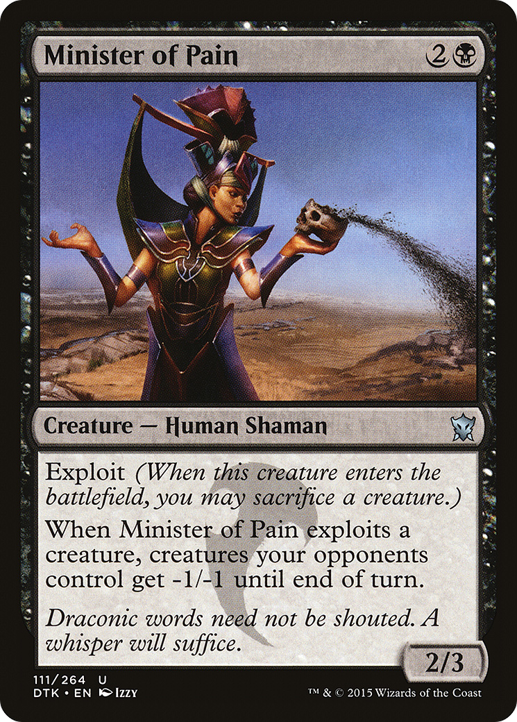 Minister of Pain (DTK-111) [Dragons of Tarkir] Foil MTG Single Wizards of the Coast