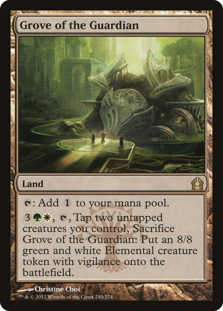 Grove of the Guardian (RTR-240) [Return to Ravnica] Foil MTG Single Wizards of the Coast