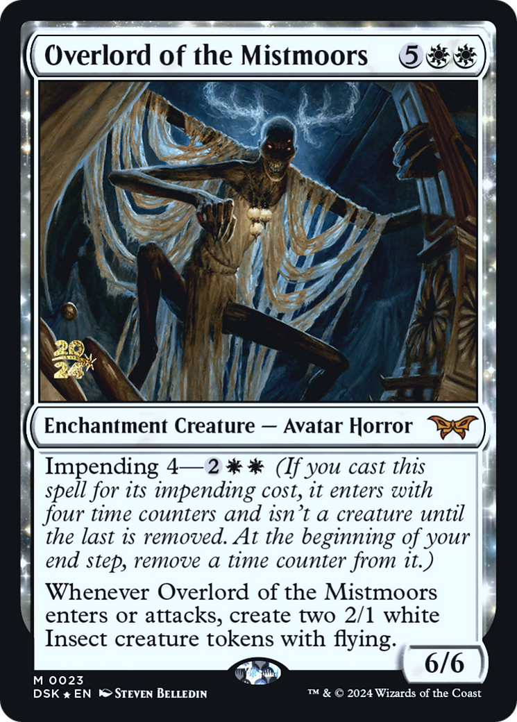 Overlord of the Mistmoors (PRE-023) [Duskmourn: House of Horror Promos] Foil MTG Single Wizards of the Coast