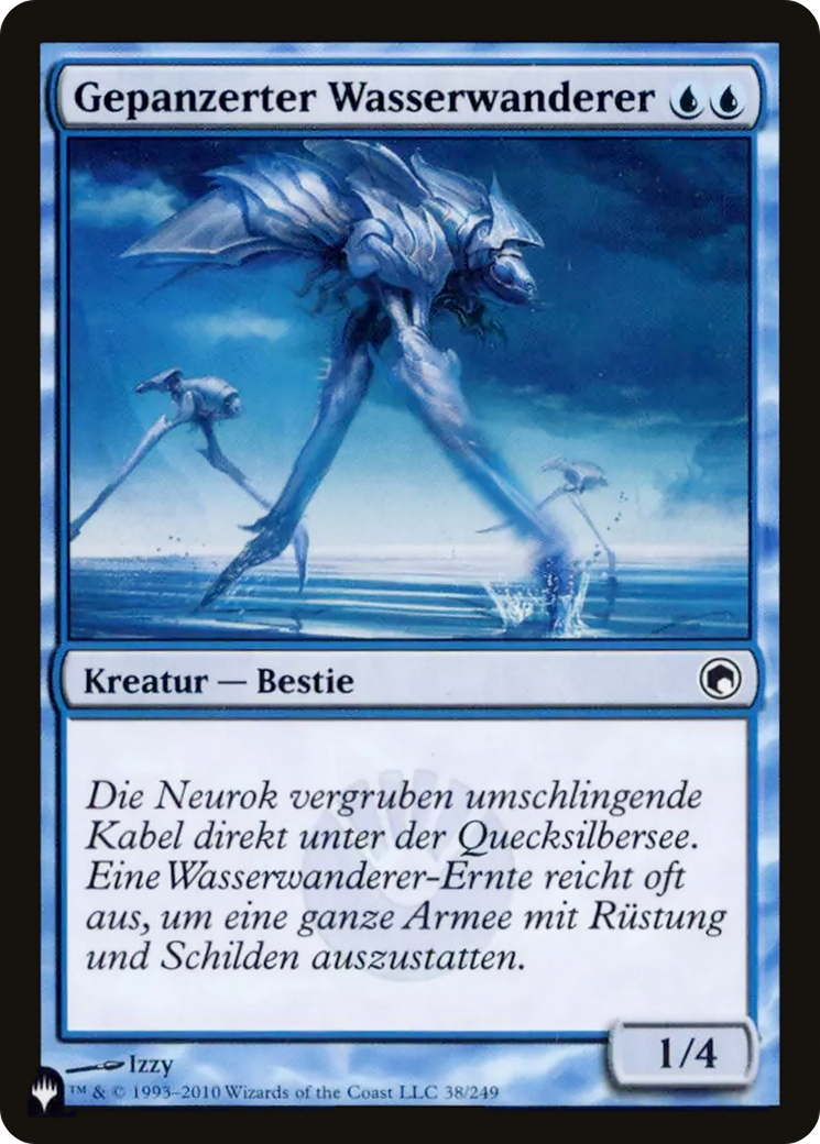 Plated Seastrider (German) (LIST-038) [Mystery Booster] The List MTG Single Wizards of the Coast