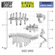 Green Stuff World: 3D printed set - Animal Bones Model Tools & Glue Green Stuff World