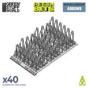 Green Stuff World: 3D printed set - Arrows Model Tools & Glue Green Stuff World
