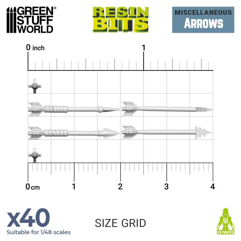 Green Stuff World: 3D printed set - Arrows