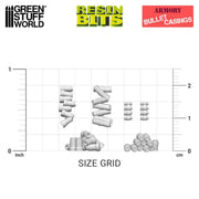 Green Stuff World: 3D printed set - Bullet Casings Model Tools & Glue Green Stuff World
