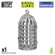 Green Stuff World: 3D printed set - Dungeon Cage Model Tools & Glue Green Stuff World